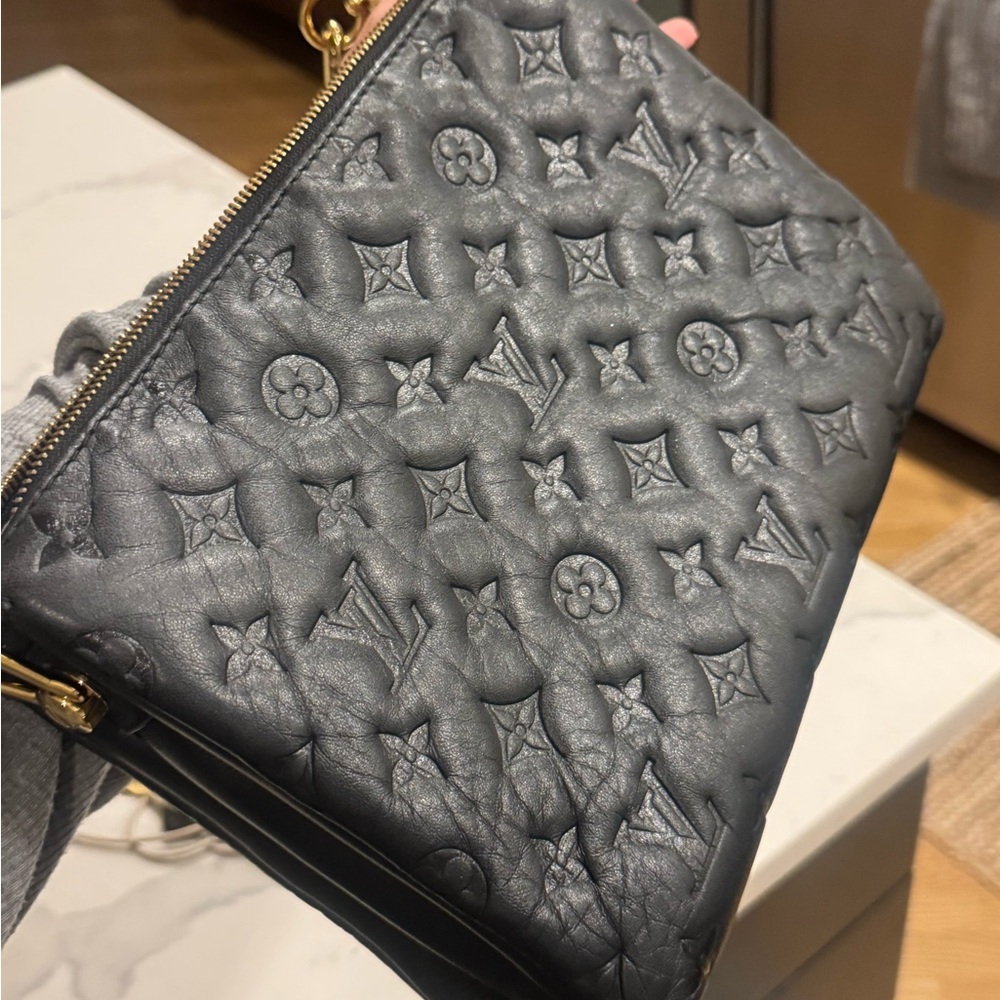 Louis Vuitton Black Coussin